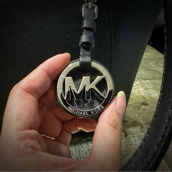 Michael Kors Black leather Tote Bag shoulder bag like new ❌80% OFF SALE❌ - Picture 14 of 16